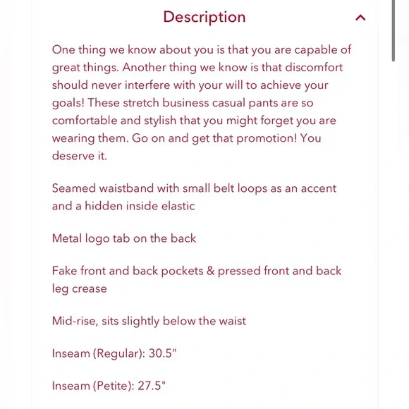 Rekucci Classic Slimming Pants - Picture 5 of 12